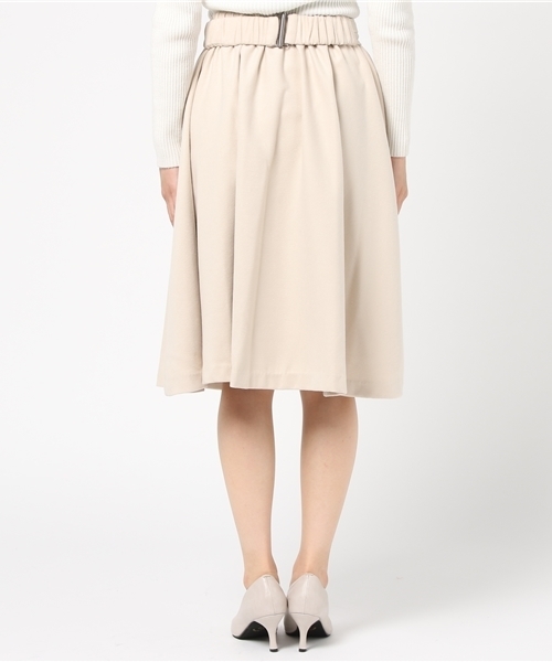 TRUDEA（トルディア）の「ベルト付き　サーキュラースカート（スカート・レディース・ベージュ/ピンク/グレー/ブルー・SMALL/MEDIUM）」の7枚目の写真