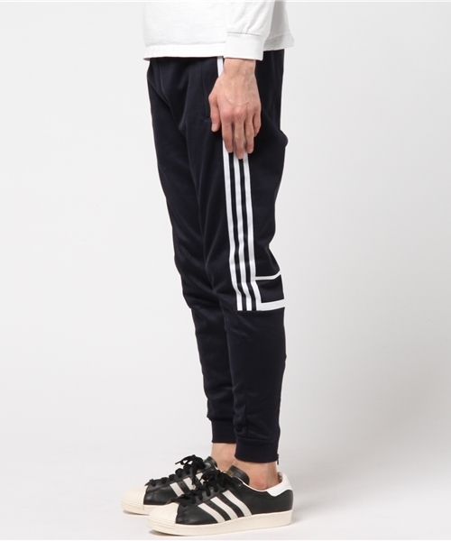 adidas（アディダス）の「【adicolor】オリジナルス パンツ[CHALLENGER 84 TRACK PANTS]（その他パンツ・メンズ・ブルー/ブラック×ホワイト・XX-LARGE/MEDIUM/LARGE/X-LARGE/X-SMALL/SMALL）」の3枚目の写真