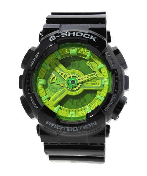 G-SHOCK(ジーショック)の「GA-110(アナログ腕時計・メンズ・グリーン・FREE)」の4枚目の写真
