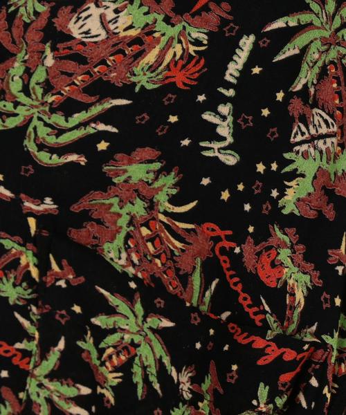 Another Edition（アナザーエディション）の「ALOHAプリントノーカラーシャツ（シャツ/ブラウス・レディース・オフホワイト/ネイビー・FREE）」の9枚目の写真