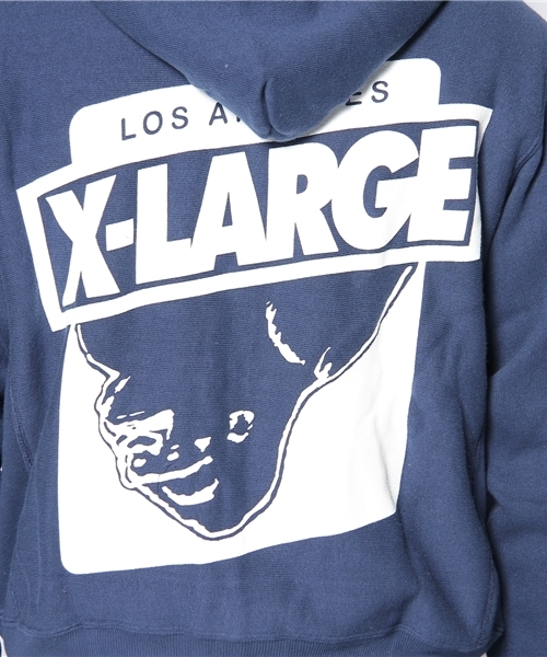 XLARGE（エクストララージ）の「XLARGE × Champion REVERSE WEAVE ZIP HOODIE（パーカー・メンズ・ブラック/アッシュグレー/バーガンディー/ネイビー・MEDIUM/LARGE/X-LARGE）」の9枚目の写真