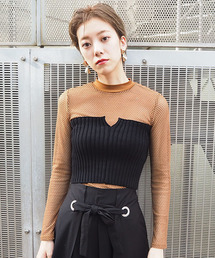 MURUA | メッシュＴＥＥ(Tシャツ/カットソー)