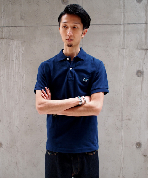 BEAMS(ビームス)の「○SCYEフレンチポロ12SSP(ポロシャツ・メンズ・ブラック/オレンジ/グリーン/ネイビー・36/38/40/42)」の3枚目の写真