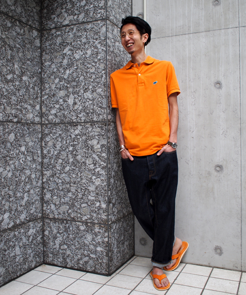 BEAMS(ビームス)の「○SCYEフレンチポロ12SSP(ポロシャツ・メンズ・ブラック/オレンジ/グリーン/ネイビー・36/38/40/42)」の13枚目の写真