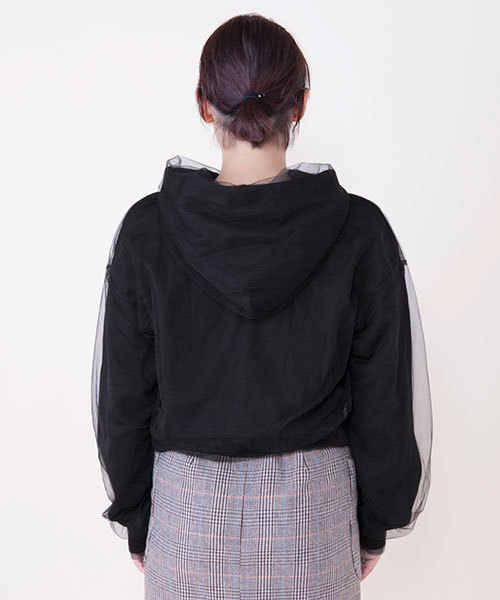 WurtS フード付きパーカー Lサイズ 黒 WurtS NOISE ジップパーカー 武道館