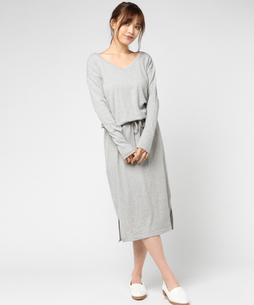 Azul By Moussy アズールバイマウジー の 起毛リブブラウジングop ワンピース Wear