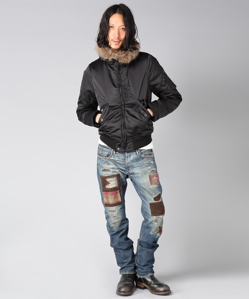 HYSTERIC GLAMOUR ミリタリージャケット プリマロフト ワッペン ヒステリックグラマー ミリタリージャケット プリマロフト ワッペン