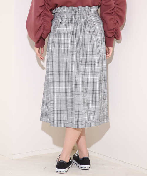 one after another NICE CLAUP(ワンアフターアナザーナイスクラップ)の「チェックミディスカート(スカート・レディース・ブラウン系その他/ベージュ系その他/ブルー系その他/チェック・FREE)」の6枚目の写真