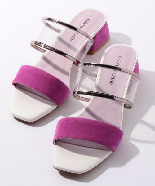 ODETTE E ODILE（オデットエオディール）の「OFC 2BLTPVC サンダル35（サンダル・レディース・ライトブルー/パープル/ホワイト/ベージュ/ライラック/イエロー/シルバー・35/36/37）」の5枚目の写真