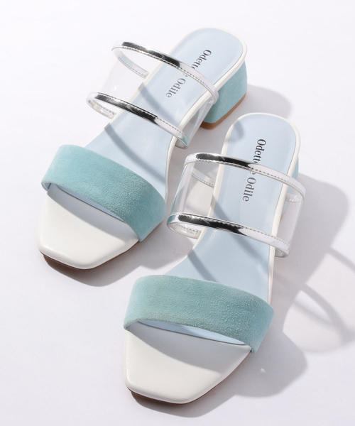 ODETTE E ODILE（オデットエオディール）の「OFC 2BLTPVC サンダル35（サンダル・レディース・ライトブルー/パープル/ホワイト/ベージュ/ライラック/イエロー/シルバー・35/36/37）」の4枚目の写真