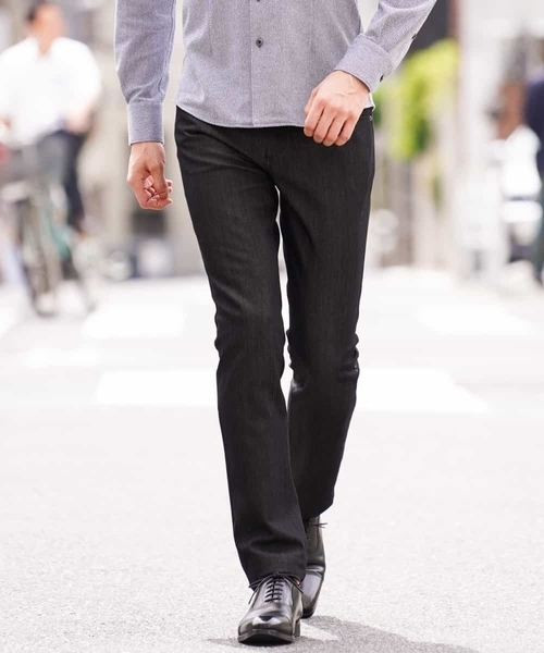 MICHEL KLEIN HOMME   （ミッシェルクランオム）の「パンツ（プレビアストレッチ5ポケット）（その他パンツ・メンズ・ネイビー/ブラック/チャコールグレー・48/46/50）」の17枚目の写真