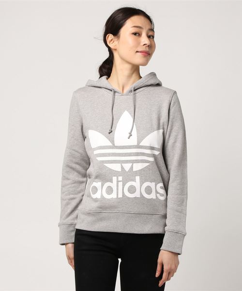 adidas trefoil w hoodie