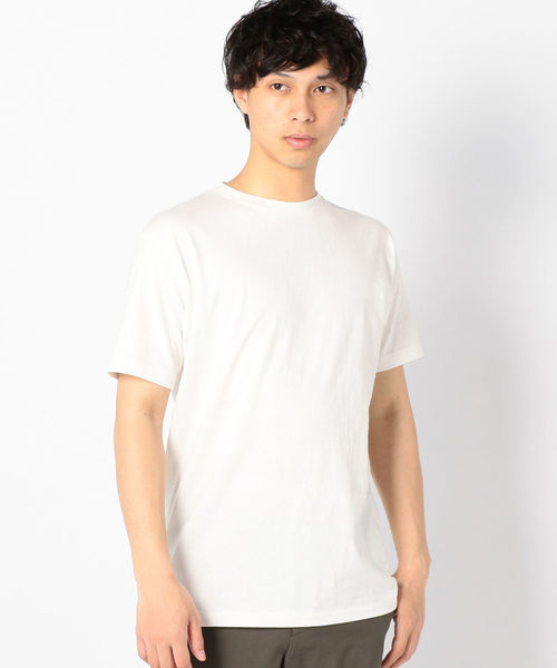 SHIPS(シップス)の「SC: リサイクルコットン ソリッド Tシャツ(Tシャツ/カットソー・メンズ・ホワイト/ダークグレー/ライトブルー/ネイビー・SMALL/X-LARGE/MEDIUM/LARGE)」の2枚目の写真