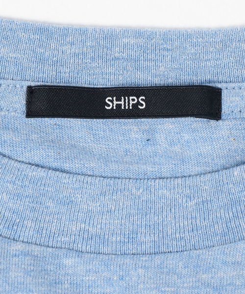 SHIPS(シップス)の「SC: リサイクルコットン ソリッド Tシャツ(Tシャツ/カットソー・メンズ・ホワイト/ダークグレー/ライトブルー/ネイビー・SMALL/X-LARGE/MEDIUM/LARGE)」の11枚目の写真