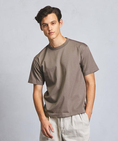 UNITED ARROWS（ユナイテッドアローズ）の「○UASB シルケット Tシャツ（Tシャツ/カットソー・メンズ・ライラック/ブラウン/パープル/ブラック/ロイヤルブルー/ベージュ/ダークグリーン・X-LARGE/LARGE/MEDIUM/SMALL）」の3枚目の写真