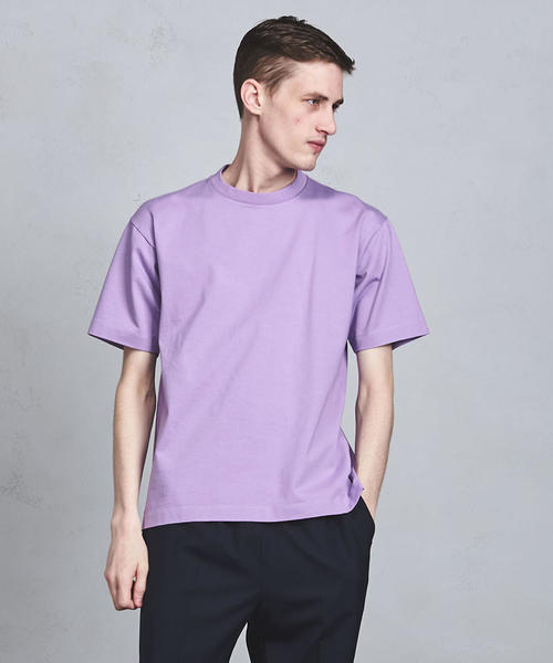 UNITED ARROWS（ユナイテッドアローズ）の「○UASB シルケット Tシャツ（Tシャツ/カットソー・メンズ・ライラック/ブラウン/パープル/ブラック/ロイヤルブルー/ベージュ/ダークグリーン・X-LARGE/LARGE/MEDIUM/SMALL）」の7枚目の写真
