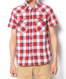 HYSTERIC GLAMOUR | CHECK半袖ウエスタンSH(シャツ/ブラウス)