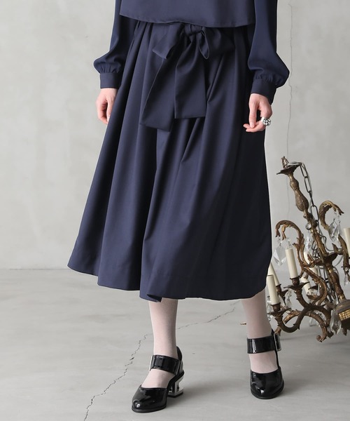 kOhAKU(コハク)の「セットアップ風クラシカルワンピース(ドレス・レディース・ブラック/ネイビー・1/2)」の3枚目の写真