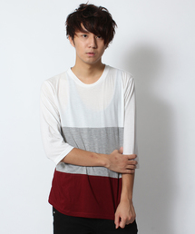 WEGO | WEGO/三段バイカラーTee（7）(Tシャツ/カットソー)