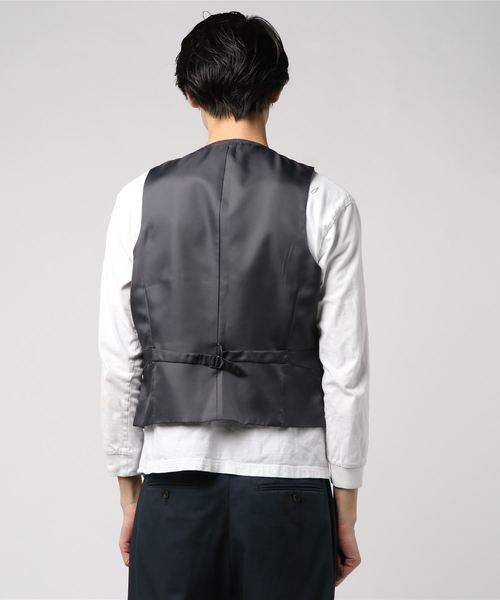 THE SUIT COMPANY(ザ・スーツカンパニー)の「<FORMAL>『CERIMONIA』リバーシブルジレ(ベスト・メンズ・グレー系その他・LL/3L/SS/S/M/L)」の3枚目の写真