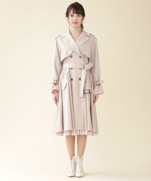 JILL by JILL STUART（ジルバイジルスチュアート）の「◆ドレストレンチコート（トレンチコート・レディース・ホワイト/ベージュ/ベージュ系その他・SMALL/MEDIUM）」の15枚目の写真