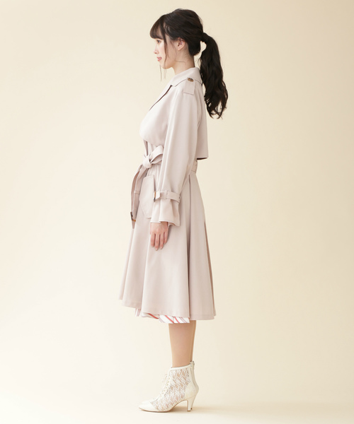 JILL by JILL STUART（ジルバイジルスチュアート）の「◆ドレストレンチコート（トレンチコート・レディース・ホワイト/ベージュ/ベージュ系その他・SMALL/MEDIUM）」の16枚目の写真