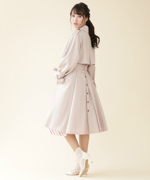 JILL by JILL STUART（ジルバイジルスチュアート）の「◆ドレストレンチコート（トレンチコート・レディース・ホワイト/ベージュ/ベージュ系その他・SMALL/MEDIUM）」の18枚目の写真