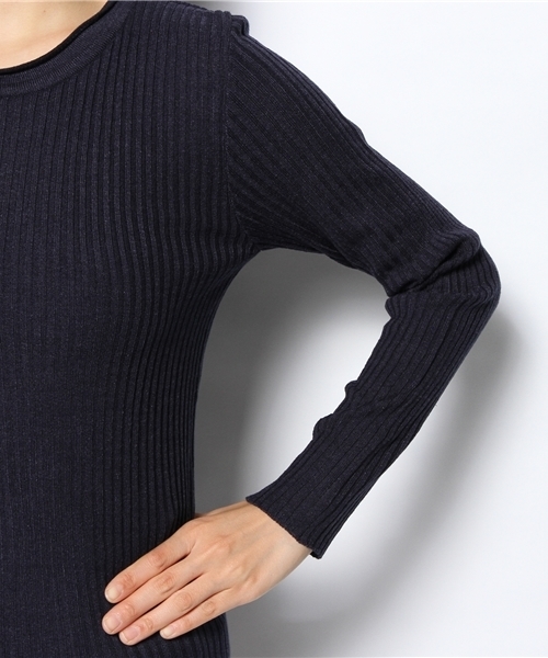 Kastane（カスタネ）の「リブPO（ニット/セーター・レディース・ネイビー/ベージュ・FREE）」の7枚目の写真