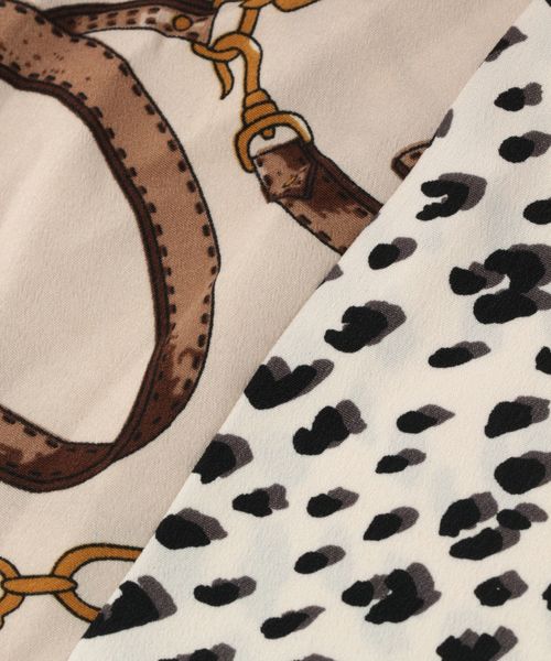 GLOBAL WORK（グローバルワーク）の「チビスカーフ/830582（バンダナ/スカーフ・レディース・ホワイト/ベージュ系その他3/イエロー・FREE）」の4枚目の写真