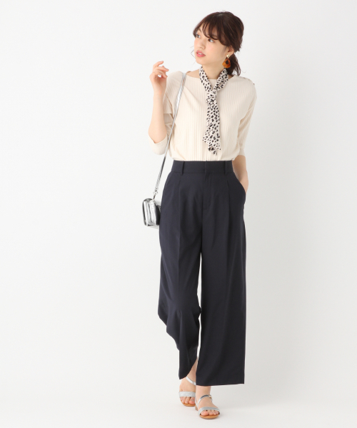 GLOBAL WORK（グローバルワーク）の「チビスカーフ/830582（バンダナ/スカーフ・レディース・ホワイト/ベージュ系その他3/イエロー・FREE）」の12枚目の写真