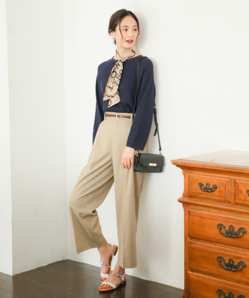 GLOBAL WORK（グローバルワーク）の「チビスカーフ/830582（バンダナ/スカーフ・レディース・ホワイト/ベージュ系その他3/イエロー・FREE）」の11枚目の写真