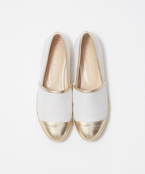 PICHE ABAHOUSE（ピシェ アバハウス）の「コンビジュートスリッポン（スリッポン・レディース・シルバー/その他/ゴールド・38/39/35/36/37/34/40）」の3枚目の写真