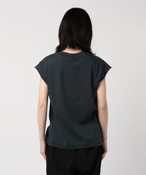 CLANE（クラネ）の「【CLANE】レイヤーノースリーブトップス
