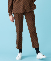 【Name.】チェッカーフラッグ柄スラックス / NMPT-ST19SS-001