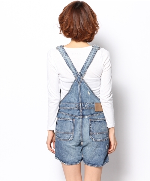 goa（ゴア）の「13OZ ﾃﾞﾆﾑｻﾛﾍﾟｯﾄ（サロペット/オーバーオール・レディース・ブルー・1/2）」の4枚目の写真