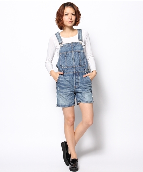 goa（ゴア）の「13OZ ﾃﾞﾆﾑｻﾛﾍﾟｯﾄ（サロペット/オーバーオール・レディース・ブルー・1/2）」の5枚目の写真