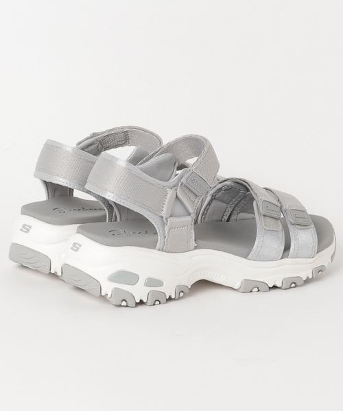 SKECHERS(スケッチャーズ)の「SKECHERS スケッチャーズ D'LITES FRESH CATCH サンダル(サンダル・レディース・ブラック/グレー・24/23)」の6枚目の写真