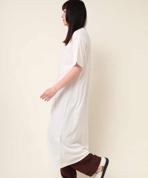 RNA-N（アールエヌエーエヌ）の「M1184 Aラインロングワンピース（ワンピース・レディース・スミクロ/ベージュ/グレー/ホワイト・MEDIUM）」の18枚目の写真