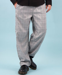 ８(eight) | チェック バスケットパンツ ワイドパンツ(チノパンツ)