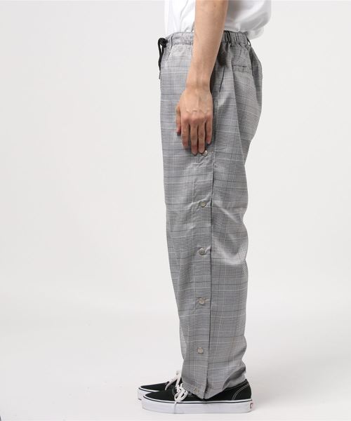 ８(eight)（エイト）の「チェック バスケットパンツ ワイドパンツ（チノパンツ・メンズ・ブラウン/グレー・M/L）」の4枚目の写真