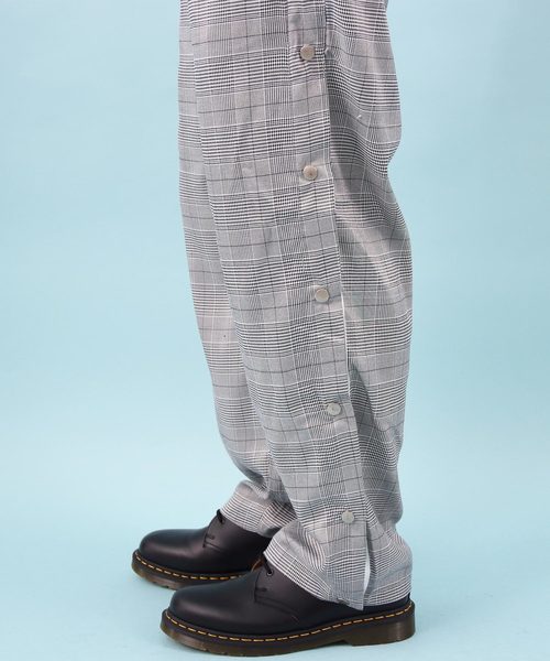 ８(eight)（エイト）の「チェック バスケットパンツ ワイドパンツ（チノパンツ・メンズ・ブラウン/グレー・M/L）」の17枚目の写真