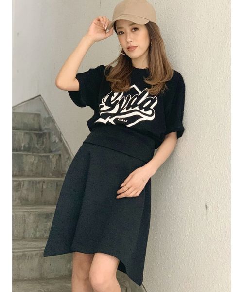 GYDA（ジェイダ）の「GYDA CALI Tシャツ（Tシャツ/カットソー・レディース・ブラック/ベージュ/グレー/オフホワイト・FREE）」の22枚目の写真