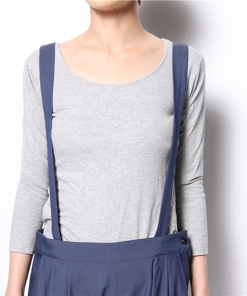 ELFORBR（エルフォーブル）の「テンセルサスペンダータックパンツ（その他パンツ・レディース・ネイビー/インディゴブルー/ブラック・38/36）」の12枚目の写真