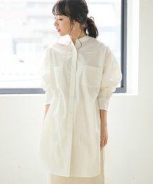 LOWRYS FARM | スタンドチュニックシャツ　847992(シャツ/ブラウス)