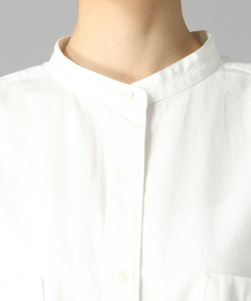 LOWRYS FARM（ローリーズファーム）の「スタンドチュニックシャツ　847992（シャツ/ブラウス・レディース・ブラック/ベージュ/オフホワイト・FREE）」の8枚目の写真