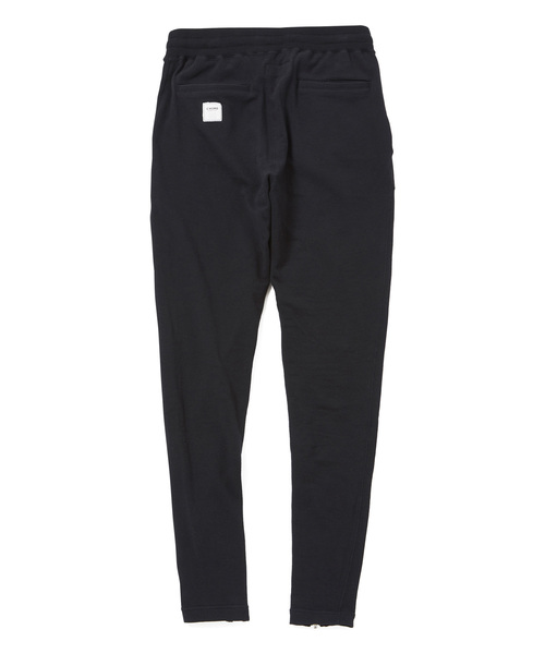 CHORD NUMBER EIGHT(コードナンバーエイト)の「ZIP SWEAT PANTS(スウェットパンツ・メンズ・ブラック/ライトグレー・L/M/S/XS)」の4枚目の写真