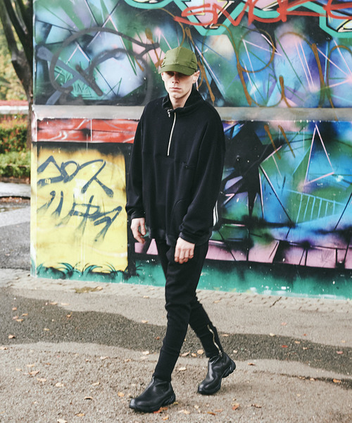 CHORD NUMBER EIGHT(コードナンバーエイト)の「ZIP SWEAT PANTS(スウェットパンツ・メンズ・ブラック/ライトグレー・L/M/S/XS)」の7枚目の写真