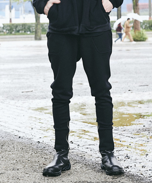 CHORD NUMBER EIGHT(コードナンバーエイト)の「ZIP SWEAT PANTS(スウェットパンツ・メンズ・ブラック/ライトグレー・L/M/S/XS)」の19枚目の写真