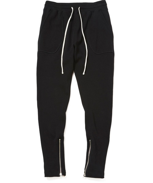 CHORD NUMBER EIGHT(コードナンバーエイト)の「ZIP SWEAT PANTS(スウェットパンツ・メンズ・ブラック/ライトグレー・L/M/S/XS)」の16枚目の写真