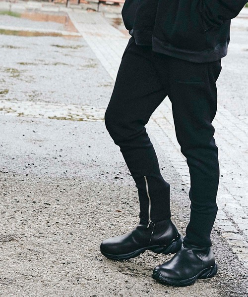 CHORD NUMBER EIGHT(コードナンバーエイト)の「ZIP SWEAT PANTS(スウェットパンツ・メンズ・ブラック/ライトグレー・L/M/S/XS)」の20枚目の写真